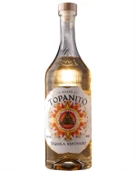 Topanito Tequila Reposado flaske med gylden væske